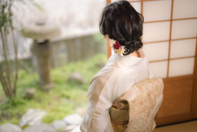 ボブ向けの着物に合うヘアアレンジ