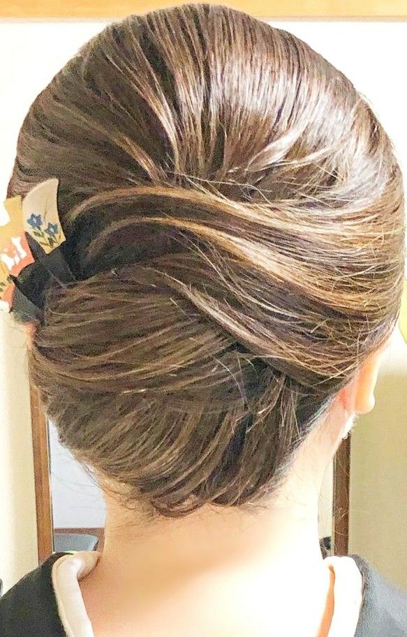 50代の着物に似合うショートヘアの髪型